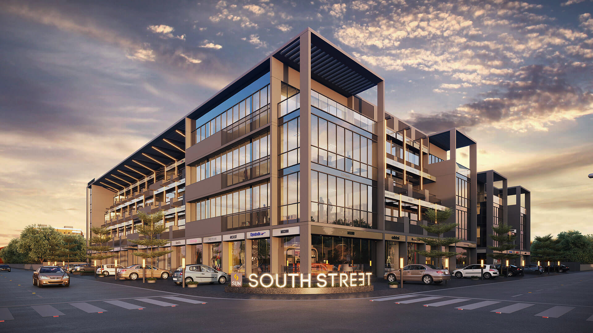 Sun South Street - Commercial Projects In Ahmedabad